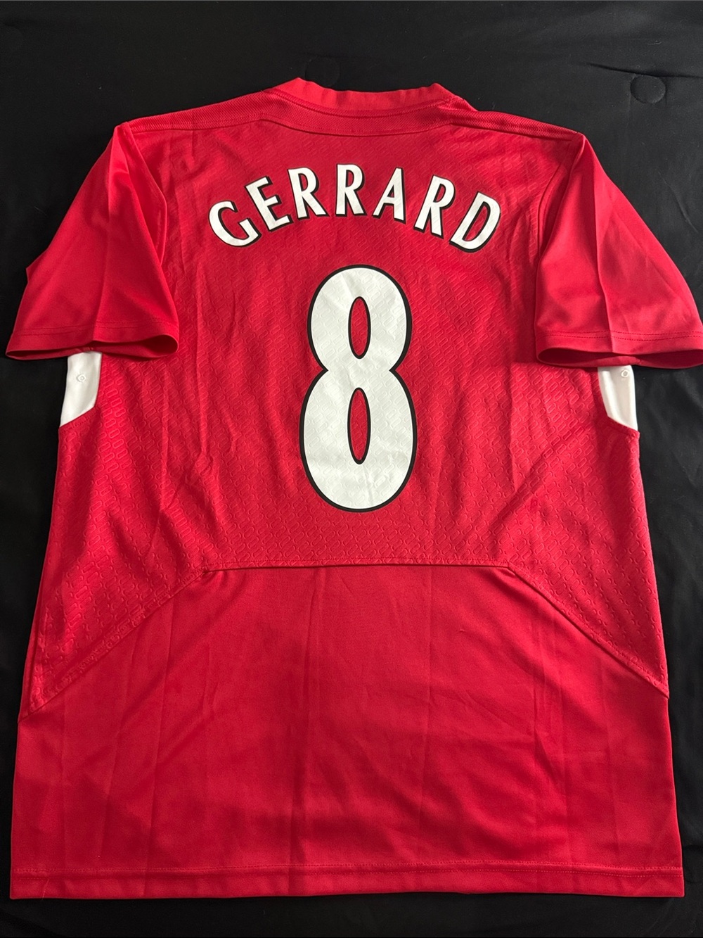 VINTAGE Liverpool FC #8 Steven Gerrard 2005 UEFA Champions League Final Kit